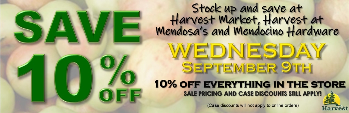 SEPT ten percent day banner