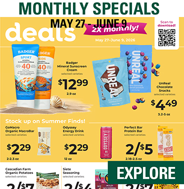 Monthly Specials Oct 2021
