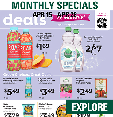 Monthly Specials Oct 2021