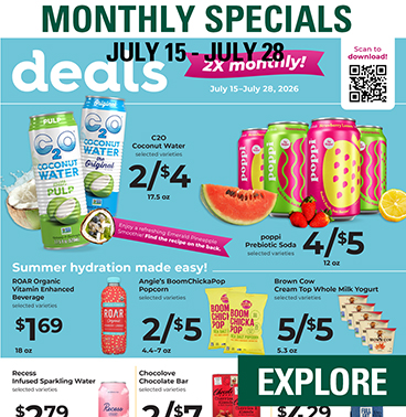 Monthly Specials Oct 2021