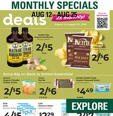 Monthly Specials Oct 2021